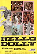 Hello Dolly! 1969 movie poster Barbra Streisand Walter Matthau Michael Crawford Louis Armstrong Gene Kelly Musicals