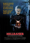 Hellraiser 1987 movie poster Andrew Robinson Clive Barker Cult movies