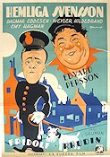 Hemliga Svensson 1933 movie poster Fridolf Rhudin Edvard Persson Weyler Hildebrand Schamyl Bauman Eric Rohman art