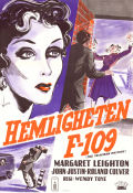 Hemligheten F-109 1954 poster Margaret Leighton John Justin Meier Tzelniker Wendy Toye