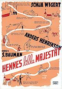 Hennes lilla majestät 1939 movie poster Sonja Wigert