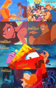 Hercules 1997 lobby card set Animation