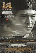 Hero 2002 movie poster Jet Li Tony Chiu-Wai Leung Maggie Cheung Zhang Yimou Asia