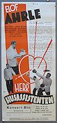 Herr husassistenten 1938 movie poster Elof Ahrle Aino Taube Tollie Zellman Lili Ziedner