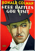 Raffles 1930 movie poster Ronald Colman