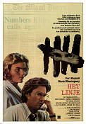 Het linje 1985 poster Kurt Russell Mariel Hemingway Richard Jordan Phillip Borsos Telefoner Tidningar