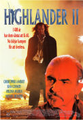 Highlander 2 1991 poster Christopher Lambert
