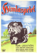 Himlaspelet 1942 movie poster Rune Lindström Erik Hell Gudrun Brost Alf Sjöberg