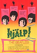 Help! 1965 movie poster Beatles John Lennon Paul McCartney George Harrison Richard Lester Rock and pop Musicals