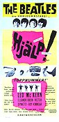 Help! 1965 movie poster Beatles John Lennon Paul McCartney George Harrison Richard Lester Rock and pop Musicals