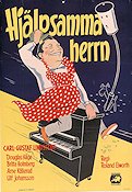 Hjälpsamma herrn 1954 movie poster Carl-Gustaf Lindstedt Britta Holmberg Douglas Håge Robert Brandt