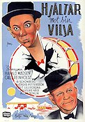 Hjältar mot sin vilja 1948 movie poster Harald Madsen Fy og Bi Carl Reinholdz Calle Reinholdz Allan Bohlin Rolf Husberg Circus Eric Rohman art