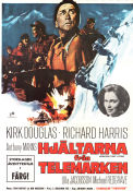 The Heroes of Telemark 1965 movie poster Kirk Douglas Richard Harris Ulla Jacobsson Anthony Mann Mountains