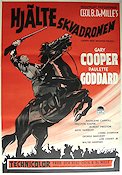 North West Mounted Police 1941 movie poster Gary Cooper Madeleine Carroll Cecil B DeMille