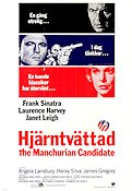The Manchurian Candidate 1963 movie poster Frank Sinatra Janet Leigh John Frankenheimer Film Noir Politics
