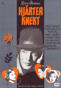 Hjärter knekt 1950 poster Margareta Fahlén Hans Strååt Gertrud Fridh Hasse Ekman Filmbolag: Sandrews Romantik