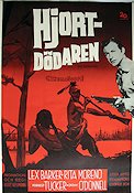 The Deerslayer 1958 movie poster Lex Barker Adventure and matine