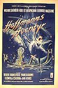 The Tales of Hoffman 1951 movie poster Moira Shearer Robert Rounseville Ludmilla Tchérina Emeric Pressburger Ballet Musicals