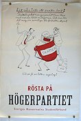 Rösta på Högerpartiet 1960 poster Find more: Högerpartiet