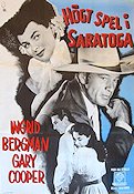 Saratoga Trunk 1946 movie poster Ingrid Bergman Gary Cooper