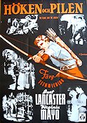 The Flame and the Arrow 1950 movie poster Burt Lancaster Virginia Mayo Robert Douglas Jacques Tourneur Adventure and matine