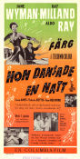 Hon dansade en natt 1953 poster Jane Wyman Ray Milland Aldo Ray Alexander Hall Musikaler