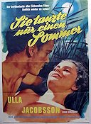 One Summer of Happiness 1951 movie poster Ulla Jacobsson Folke Sundquist Arne Mattsson