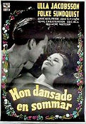 One Summer of Happiness 1951 movie poster Ulla Jacobsson Folke Sundquist Arne Mattsson