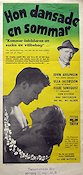 One Summer of Happiness 1951 movie poster Ulla Jacobsson Folke Sundquist Arne Mattsson