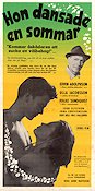 One Summer of Happiness 1951 movie poster Ulla Jacobsson Folke Sundquist Arne Mattsson