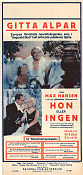 Hon eller ingen 1932 poster Gitta Alpar Max Hansen Carl Froelich