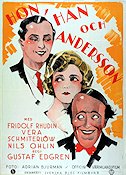 Hon han och Andersson 1926 movie poster Fridolf Rhudin Vera Schmiterlöw