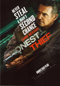 Honest Thief 2020 movie poster Liam Neeson Kate Walsh Jai Courtney Mark Williams Police and thieves