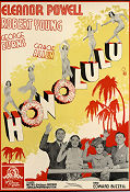 Honolulu 1939 movie poster Eleanor Powell Robert Young Edward Buzzell