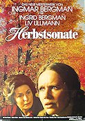 Autumn Sonata 1978 movie poster Ingrid Bergman Liv Ullmann Ingmar Bergman Photo: Sven Nykvist