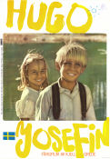 Hugo and Josephine 1967 movie poster Fredrik Becklén Marie Öhman Beppe Wolgers Kjell Grede Writer: Maria Gripe Kids