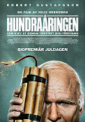 Hundraåringen som klev ut genom fönstret och försvann 2013 movie poster Robert Gustafsson Iwar Wiklander Felix Herngren