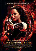 The Hunger Games Catching Fire 2013 movie poster Jennifer Lawrence Josh Hutcherson Liam Hemsworth Francis Lawrence