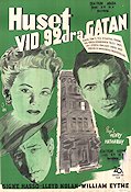 The House on 92nd Street 1945 movie poster Signe Hasso Lloyd Nolan