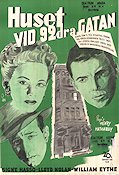 The House on 92nd Street 1945 movie poster William Eythe Lloyd Nolan Signe Hasso Henry Hathaway Film Noir