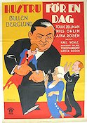 Hustru för en dag 1933 movie poster Bullen Berglund Tollie Zellman Eric Rohman art