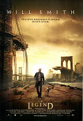 I Am Legend 2007 movie poster Will Smith Alice Braga Charlie Tahan Francis Lawrence Bridges Dogs
