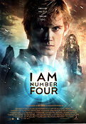 I Am Number Four 2011 movie poster Alex Pettyfer Timothy Olyphant DJ Caruso