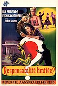 I colpevoli 1957 movie poster Isa Miranda