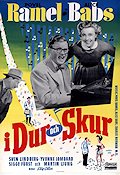 I dur och skur 1953 movie poster Povel Ramel Alice Babs Sven Lindberg Stig Olin