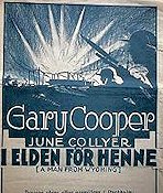 A Man From Wyoming 1931 movie poster Gary Cooper