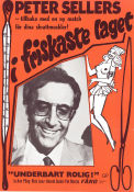 I friskaste laget 1972 poster Peter Sellers Jo Ann Pflug Rick Lenz Rod Amateau Medicin och sjukhus