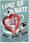 I gult och blått 1942 movie poster Elof Ahrle John Botvid