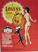 I lövens tegn 1976 movie poster Ole Söltoft Tecken Denmark