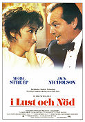Heartburn 1986 movie poster Meryl Streep Jack Nicholson Mike Nichols Writer: Nora Ephron